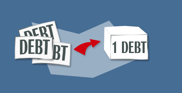 debt consolidation concept